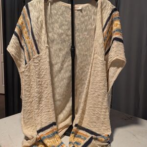 Rip Curl Cream Knit Cardigan Beach Surfer